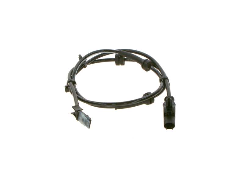 BOSCH Raddrehzahlsensor 266897 Sensorart: Hallsensor, Ergänzungsartikel/Ergänzende Info 2: mit Kabel, Länge über Alles [mm]: 1165, Temperaturbereich von [°C]: -40, Temperaturbereich bis [°C]: 150 1.