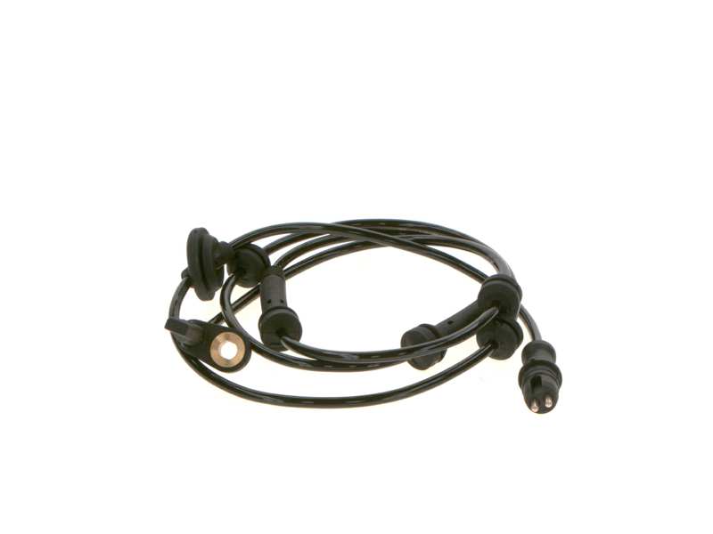 BOSCH Raddrehzahlsensor 381500 Sensorart: aktiver Sensor, Ergänzungsartikel/Ergänzende Info 2: mit Kabel, Länge über Alles [mm]: 1340, Temperaturbereich von [°C]: -40, Temperaturbereich bis [°C]: 150 1.