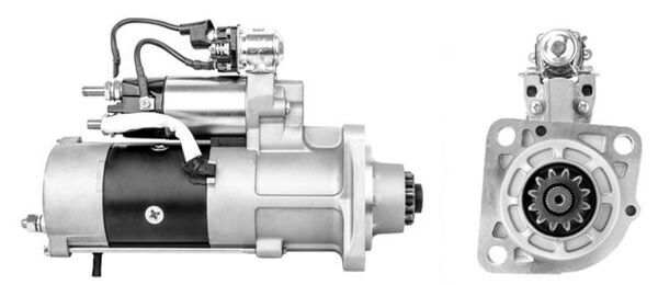 MAHLE ORIGINAL Starter 11172972 Spannung [V]: 24, Starterleistung [kW]: 5,5, Zähnezahl: 12, Flanschdurchmesser [mm]: 89, Anzahl der Befestigungsbohrungen: 3, Durchmesser der Befestigungspunkte [mm]: 127, Bohrungsdurchmesser 1 [mm]: 13,5, Drehrichtung: Drehrichtung im Uhrzeigersinn, für Schwungradtiefe [mm]: 43, Zahnteilung [mm]: 15,35, Klemme: 31, Getriebeart: mit Reduktionsgetriebe 1.
